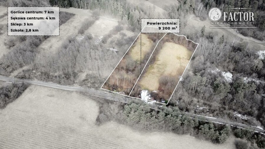 gorlicki, Sękowa, Siary, Działka na sprzedaż